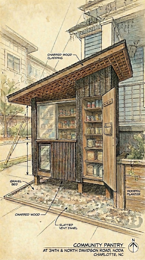 Artist rendering of the pantry