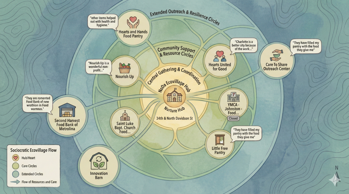 Sociocratic Ecovillage Flow Map